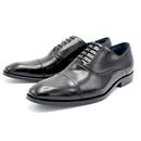 Thistle Paolo Vandini Black Leather Oxford Shoes 